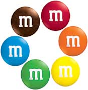 single m&m